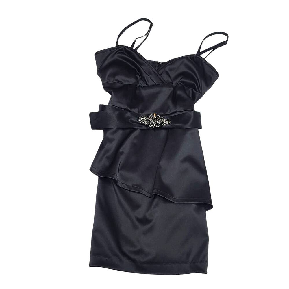 La Belle black mini Dress junior's women's size 7